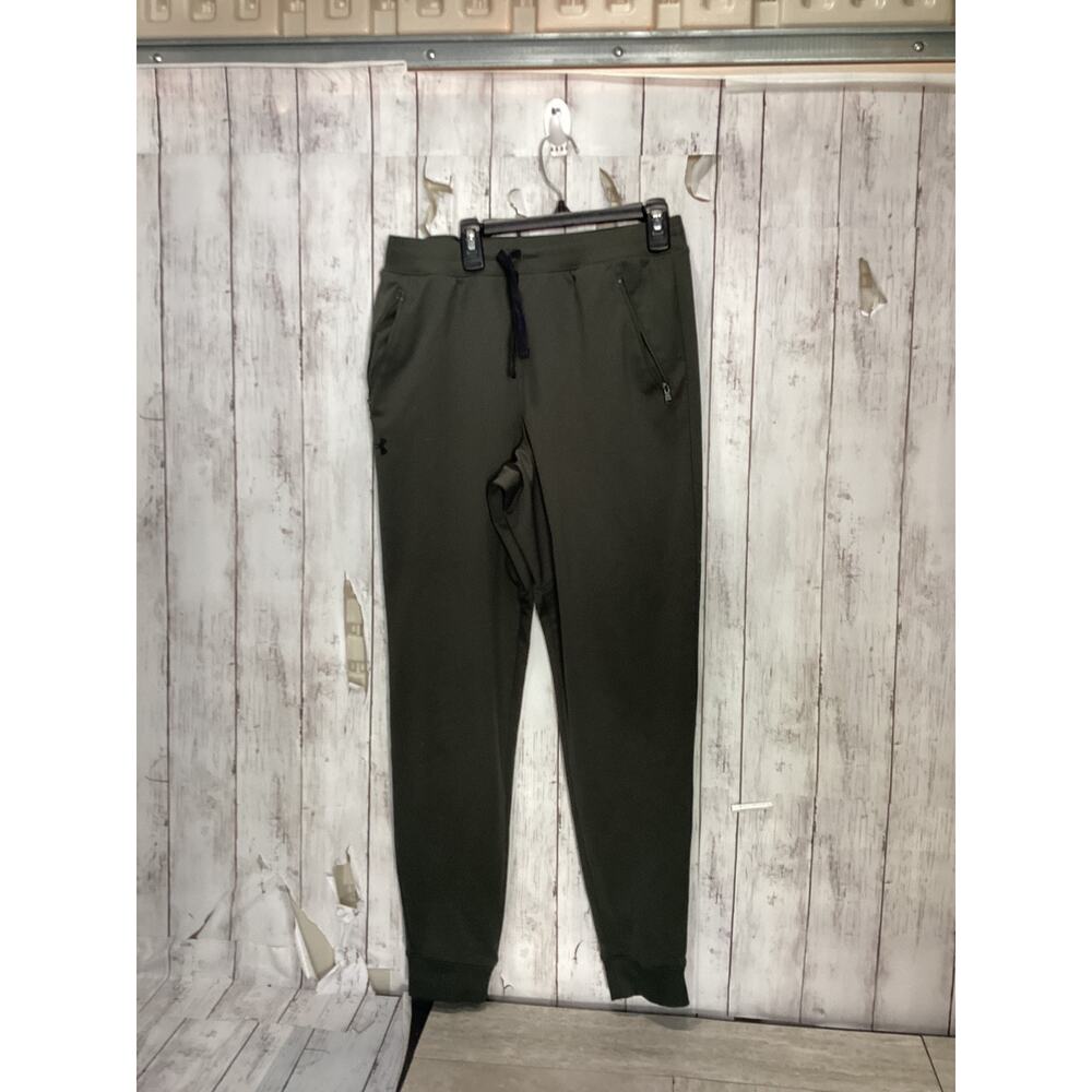Under Armour Pants Joggers Sweat Pants Pockets Flat Front with Lace Size YXL